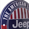 Licensed Jeep 4x4 Dome Metal Sign (15")